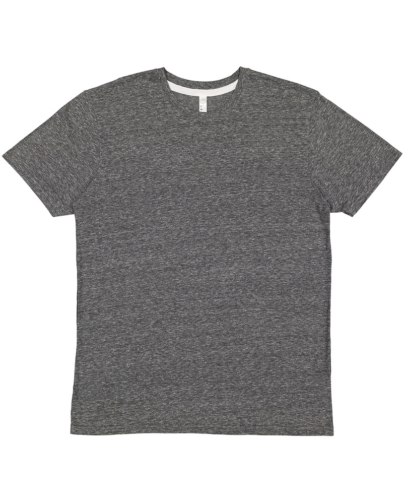 lat 6991 men's harborside melange jersey t-shirt Front Fullsize