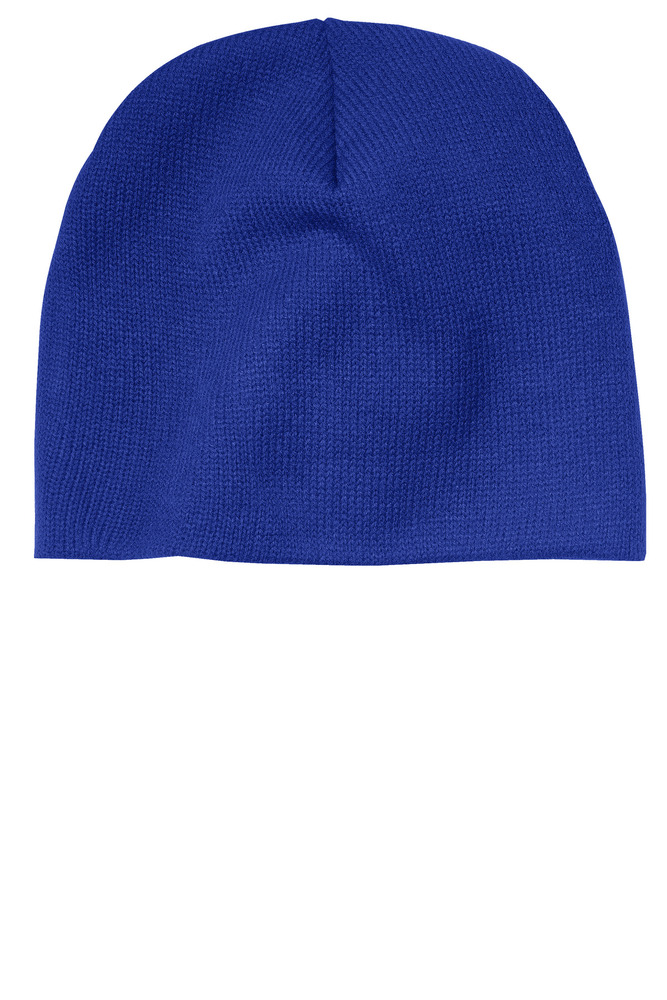 port & company cp91 beanie cap Front Fullsize