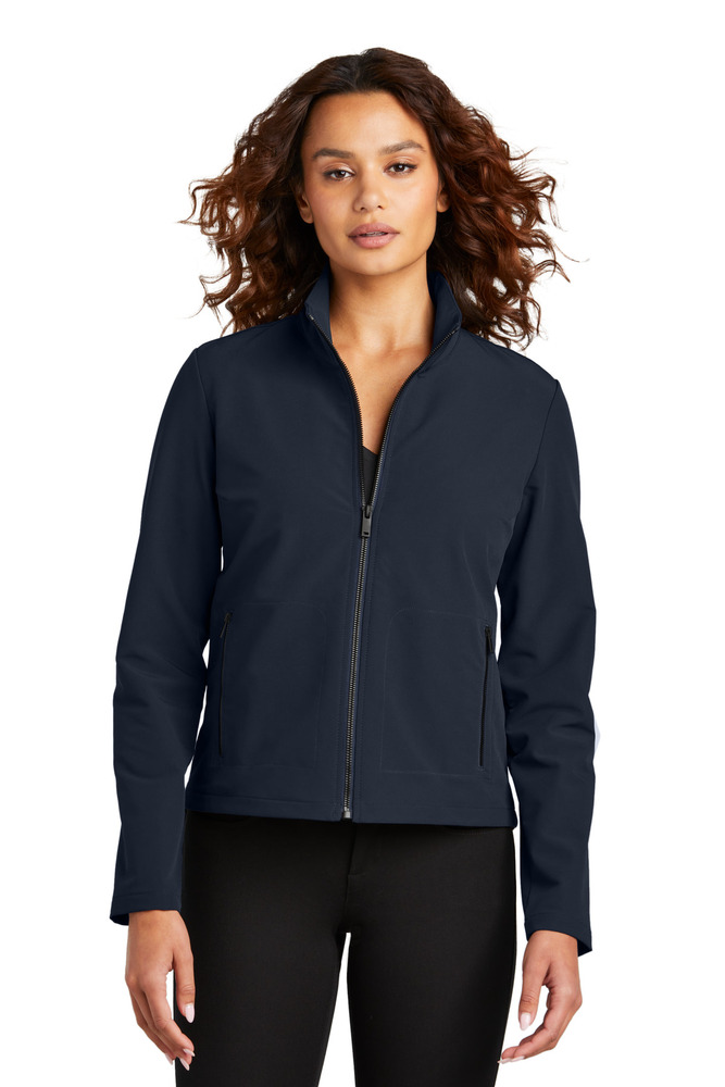 Mercer+Mettle MM7103 Women's Stretch Soft Shell Jacket Front Fullsize"