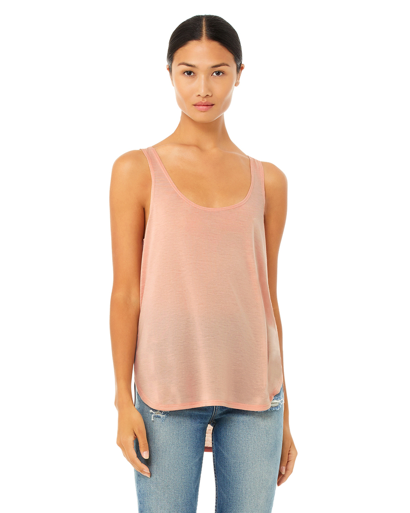 Bella + Canvas B8802 Women's Flowy Side-Slit Tank Front Fullsize"
