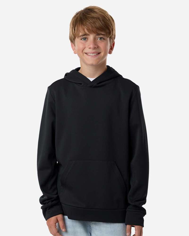 Team 365 TT400Y Youth Squad Hooded Tech Fleece Pullover Front Fullsize"