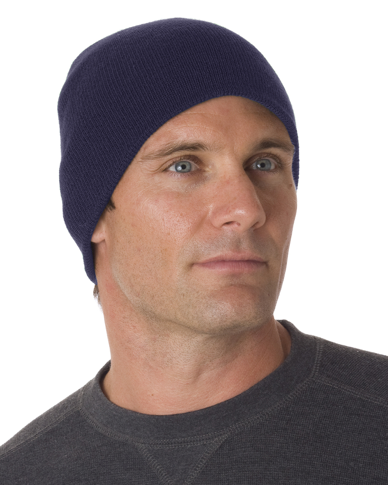 bayside ba3810 100% acrylic beanie Front Fullsize