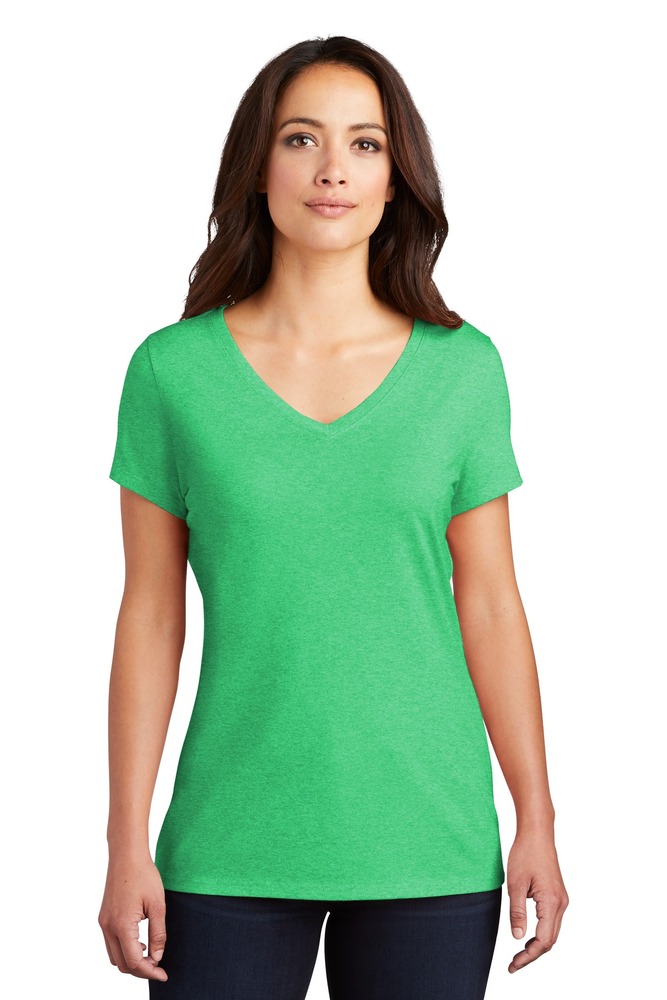 District DM1350L Women's Perfect Tri ® V-Neck Tee Front Fullsize"
