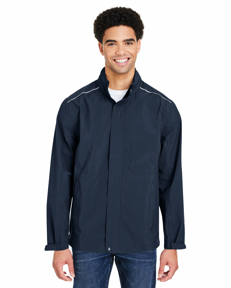 core365 ce712 men's barrier rain jacket Front Fullsize
