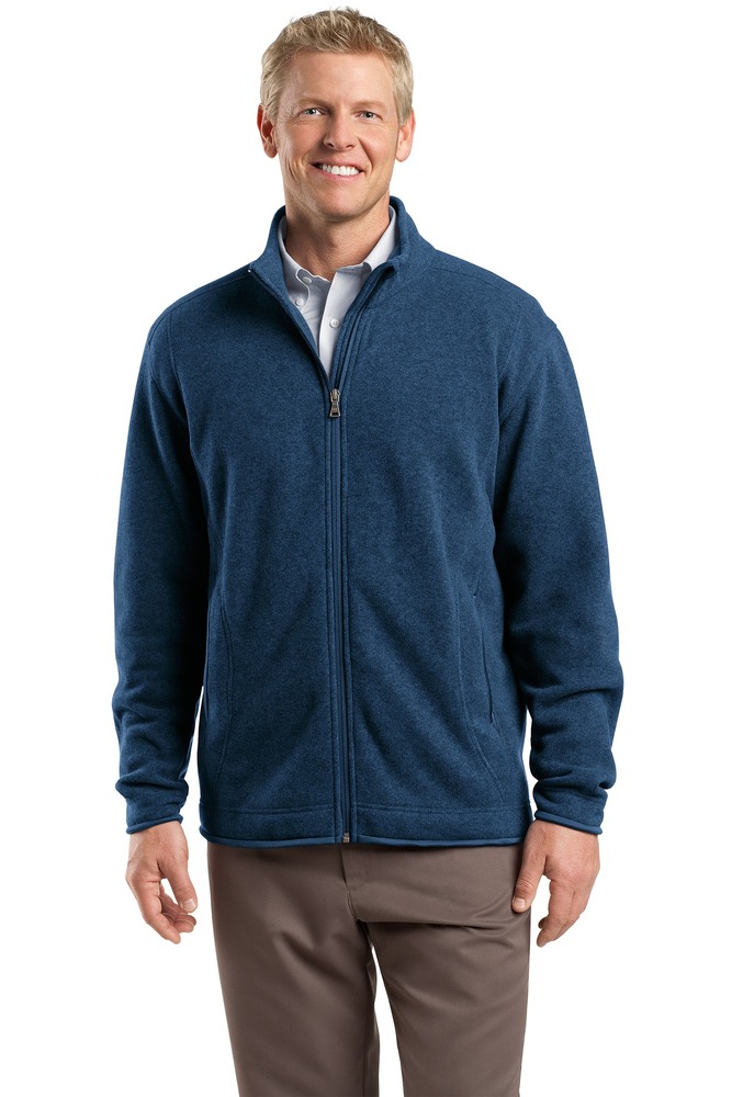 Red House RH54 Sweater Fleece Full-Zip Jacket Front Fullsize"