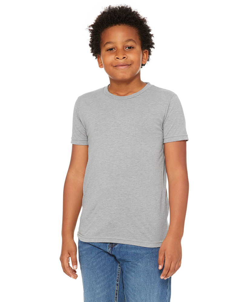 Bella + Canvas 3413Y Youth Triblend Short-Sleeve T-Shirt Front Fullsize"