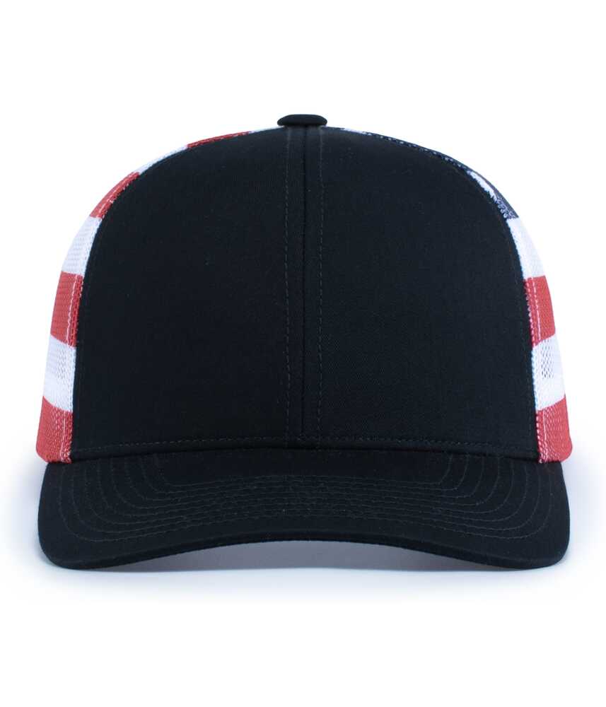 Pacific Headwear 104P PRINTED TRUCKER CAP Front Fullsize"