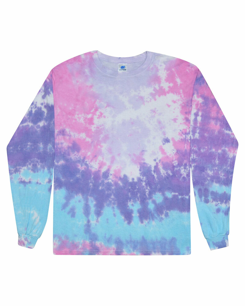 tie-dye cd2000 adult 5.4 oz. 100% cotton long-sleeve t-shirt Front Fullsize