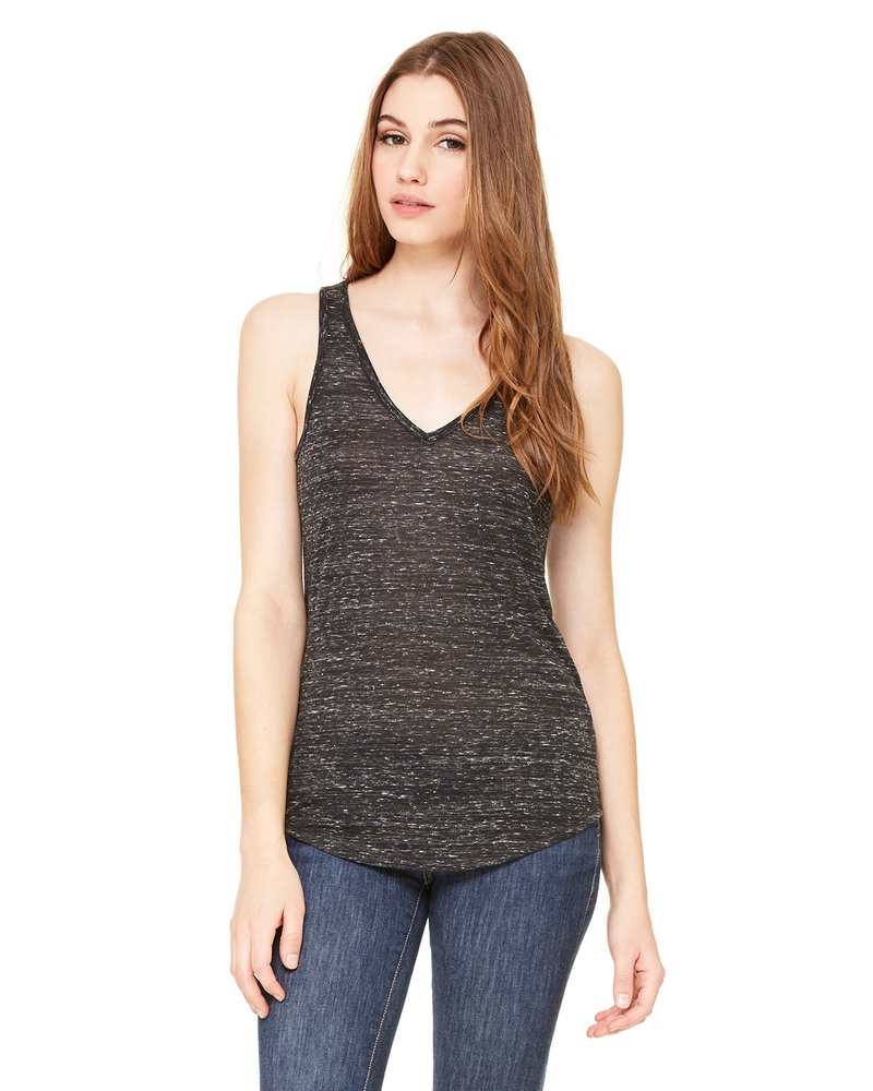 Bella + Canvas B8805 Ladies' Flowy V-Neck Tank Front Fullsize"