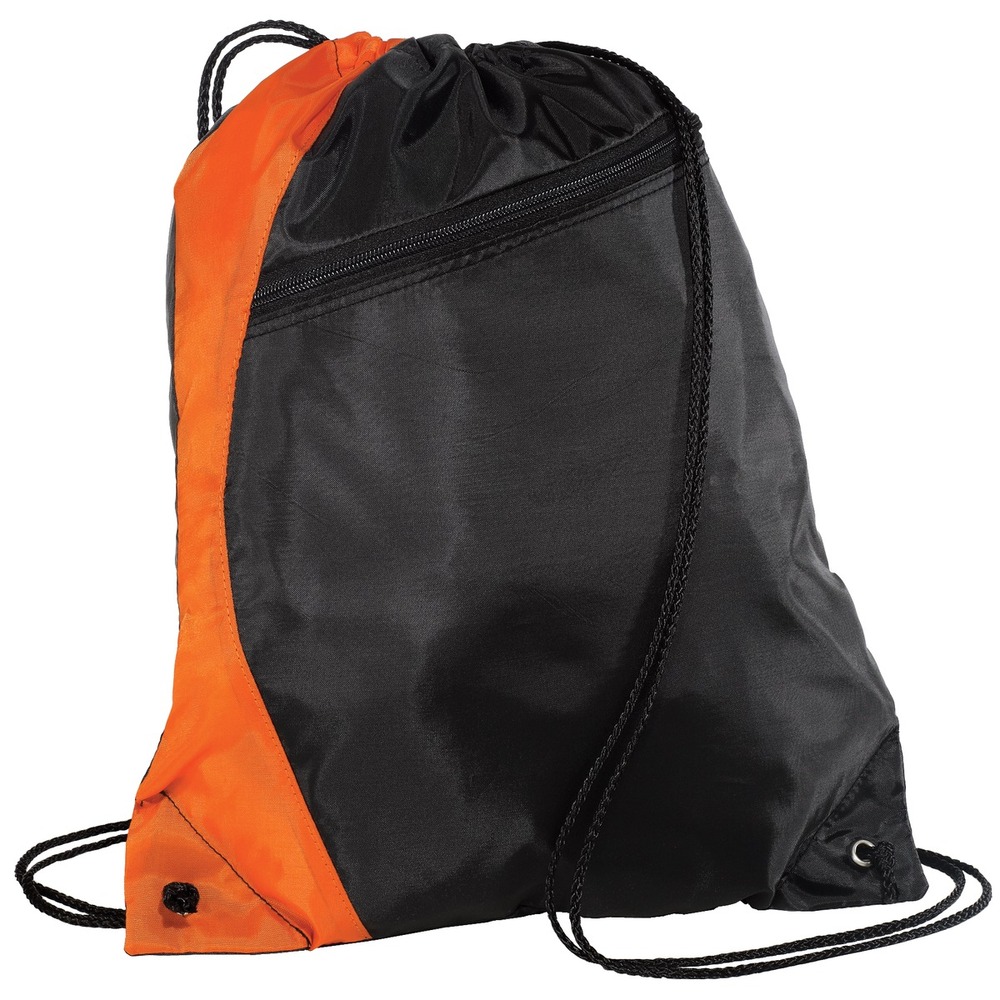 port authority bg80 - colorblock cinch pack Front Fullsize