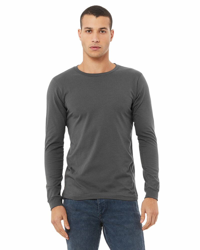 Bella + Canvas 3501 Unisex Jersey Long-Sleeve T-Shirt Front Fullsize"