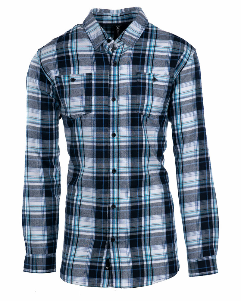 Burnside B8220 Men's Perfect Flannel Work Shirt Front Fullsize"