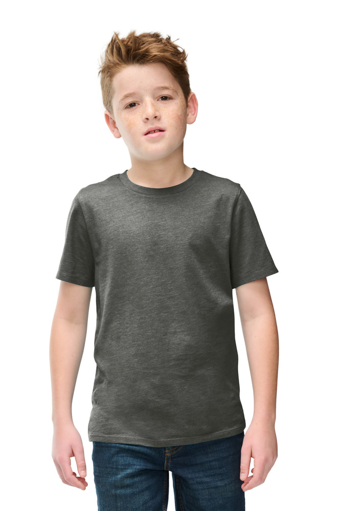 district dt108y youth perfect blend ® cvc tee Front Fullsize