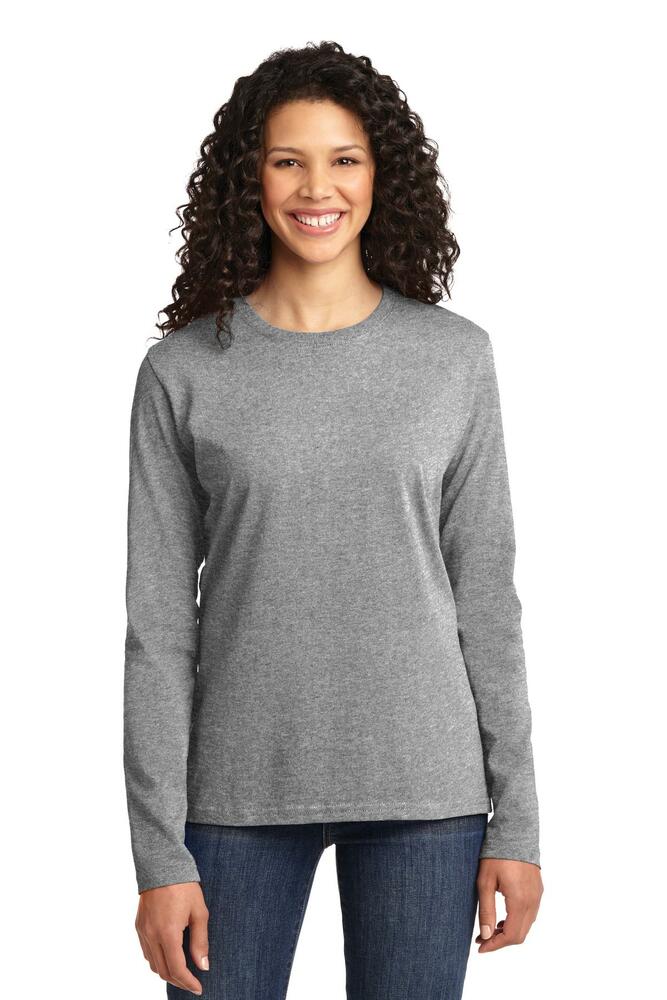 Port & Company LPC54LS | Ladies Long Sleeve Core Cotton Tee | ShirtSpace