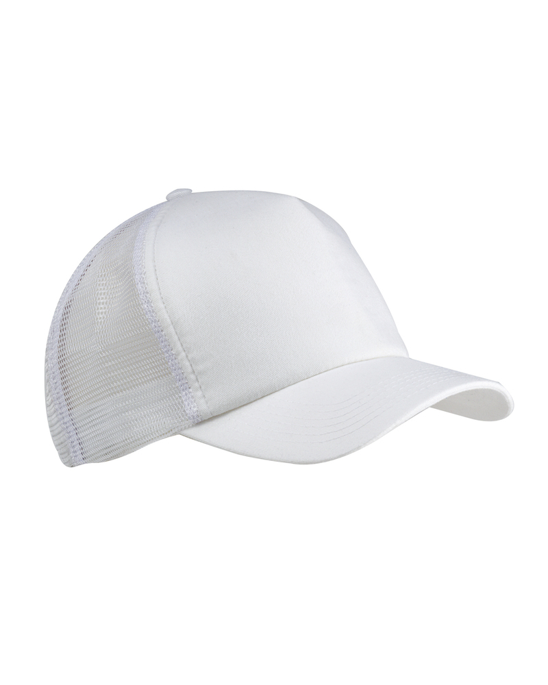 Big Accessories BX010 5-Panel Twill Trucker Cap Front Fullsize"