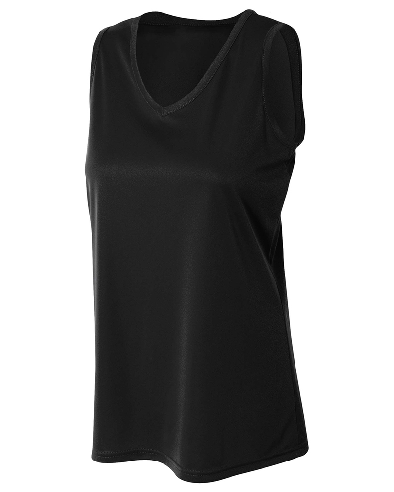 a4 nw2360 ladies' athletic tank top Front Fullsize