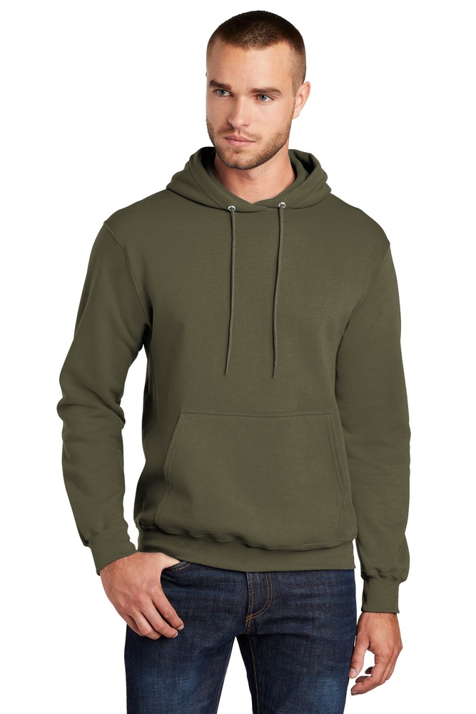 port & company pc78h core fleece pullover hooded sweatshirt Front Fullsize