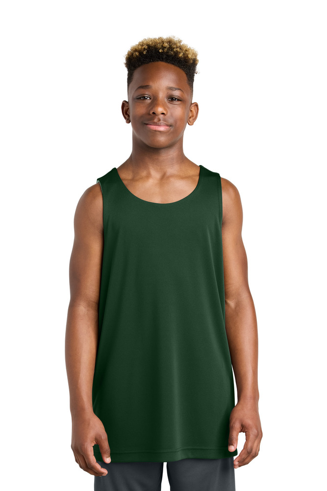 Sport-Tek YST551 Youth PosiCharge ® Competitor ™ Rev Tank Front Fullsize"