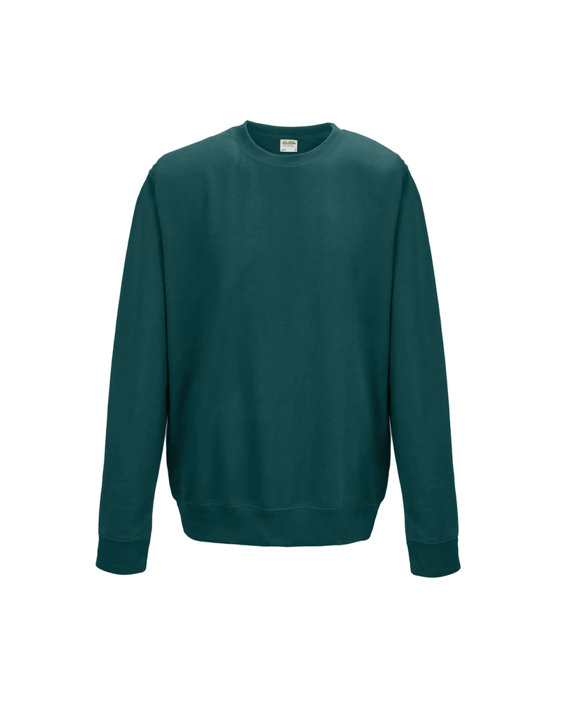 Just Hoods By AWDis JHA030 Adult Midweight College Crewneck Sweatshirt Front Fullsize"