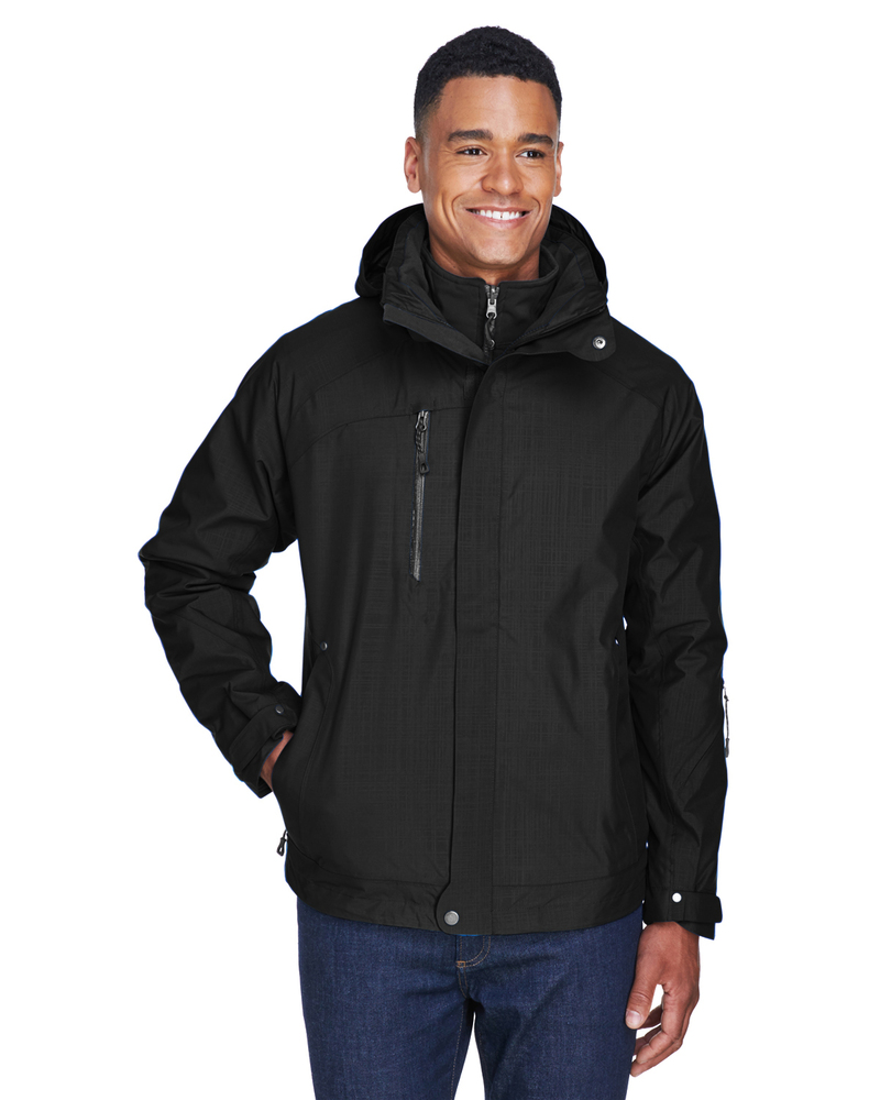 north end 88178 men's caprice 3-in-1 jacket with soft shell liner Front Fullsize
