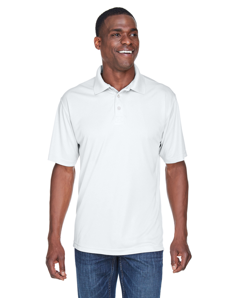 UltraClub 8425 Men's Cool & Dry Sport Performance Interlock Polo Front Fullsize"