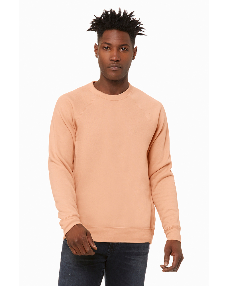 Bella + Canvas 3901 Unisex Sponge Fleece Crewneck Sweatshirt Front Fullsize"