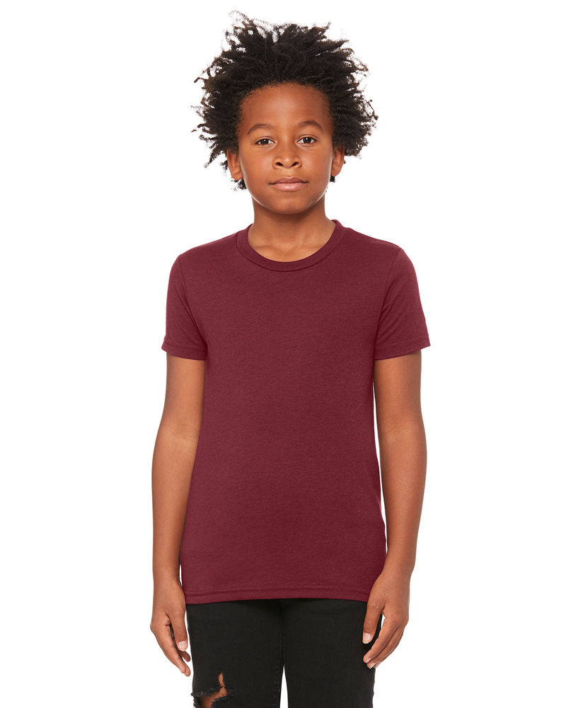 Bella + Canvas 3413Y Youth Triblend Short-Sleeve T-Shirt Front Fullsize"