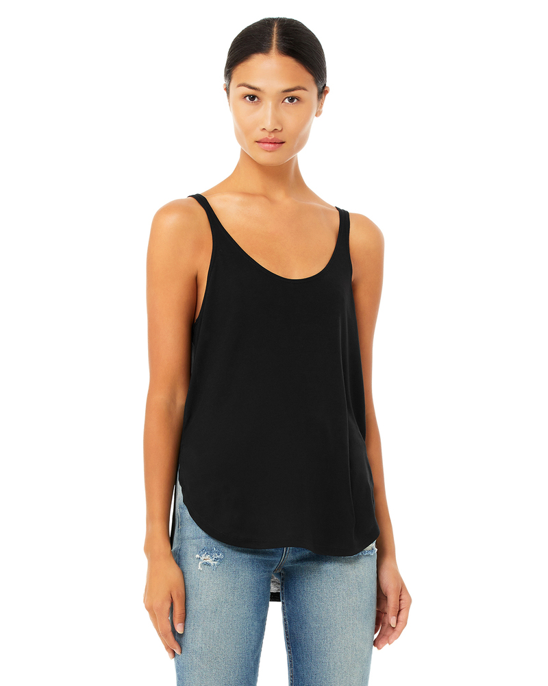 Bella + Canvas B8802 Women's Flowy Side-Slit Tank Front Fullsize"