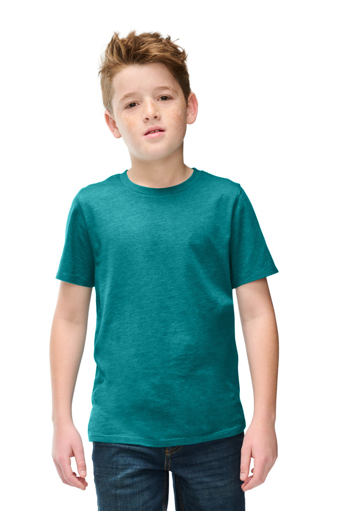 District DT108Y Youth Perfect Blend ® CVC Tee Front Fullsize"