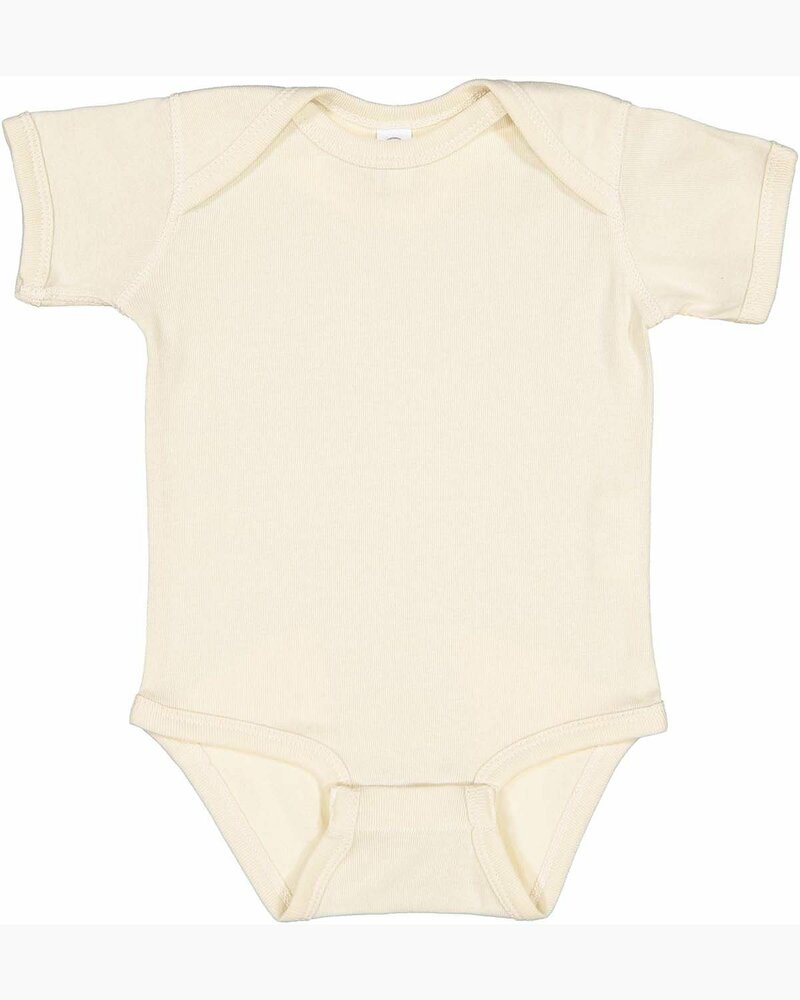 Rabbit Skins 4400 Infant Baby Rib Bodysuit Front Fullsize"