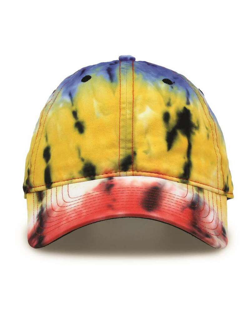 the game gb482 asbury tie-dyed twill cap Front Fullsize