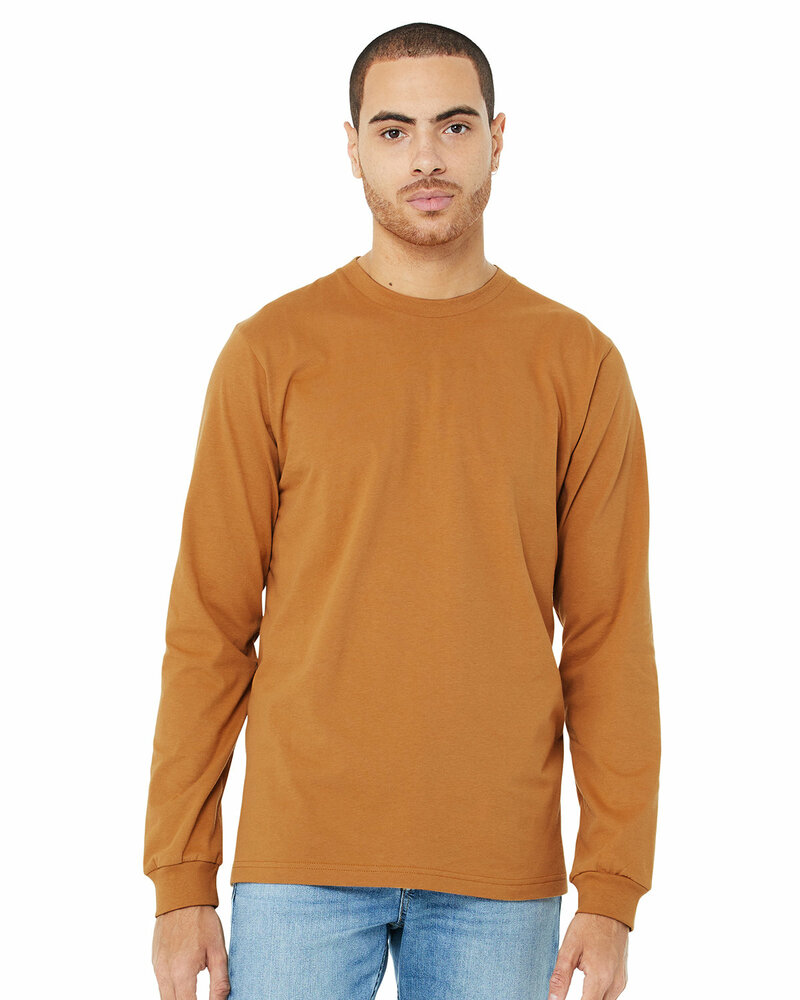 Bella + Canvas 3501 Unisex Jersey Long-Sleeve T-Shirt Front Fullsize"