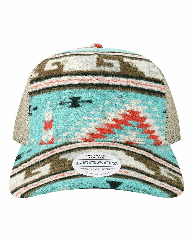 legacy roadie five-panel trucker cap Front Fullsize