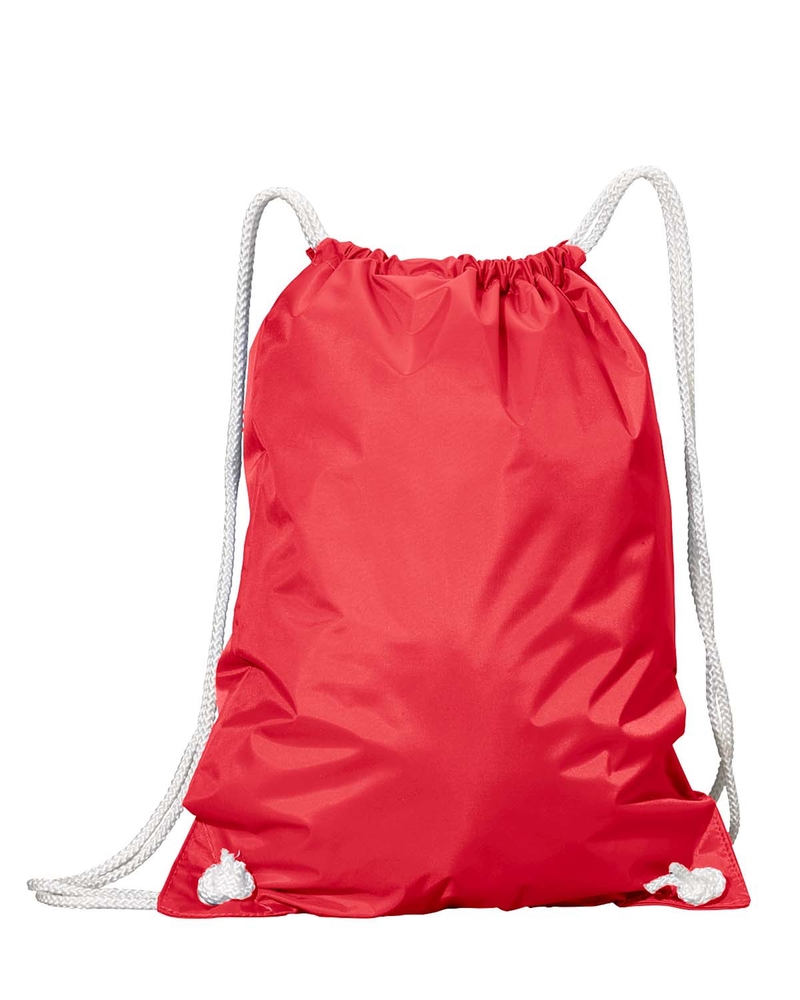 liberty bags 8887 white drawstring backpack Front Fullsize