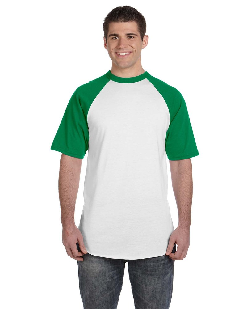 Augusta Sportswear 423 Baseball Short Sleeve Tee 2.0 Front Fullsize"