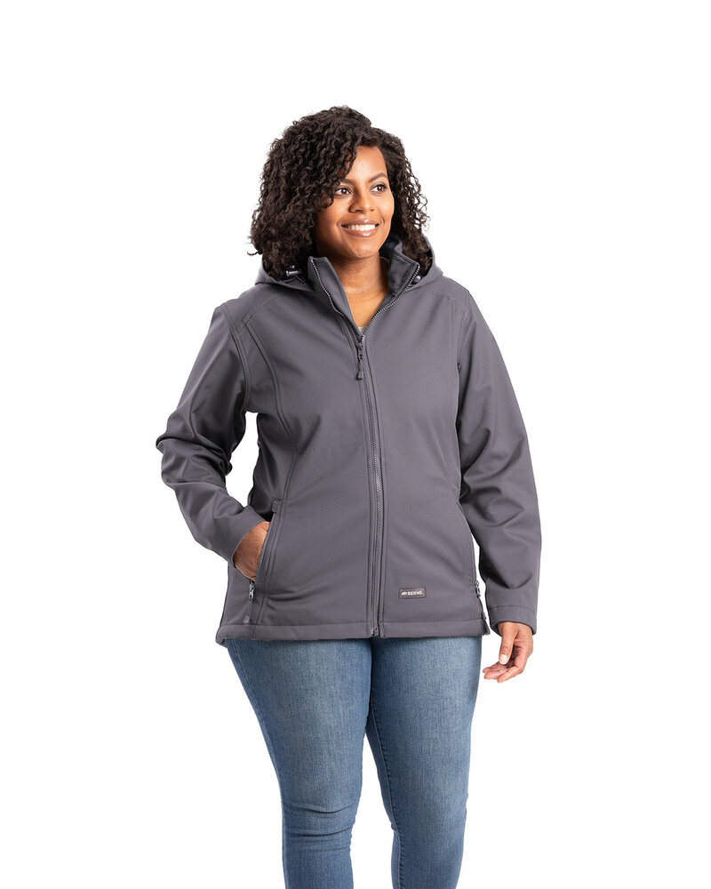 berne wjs303 ladies' highland softshell jacket Front Fullsize