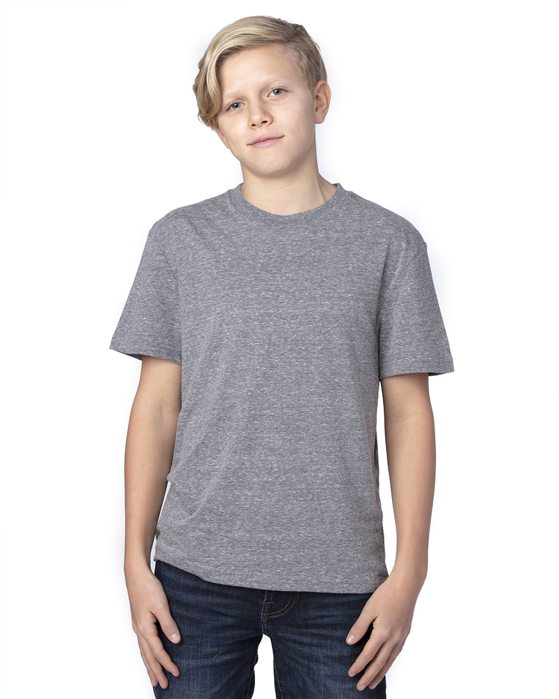 threadfast apparel 602a youth triblend t-shirt Front Fullsize