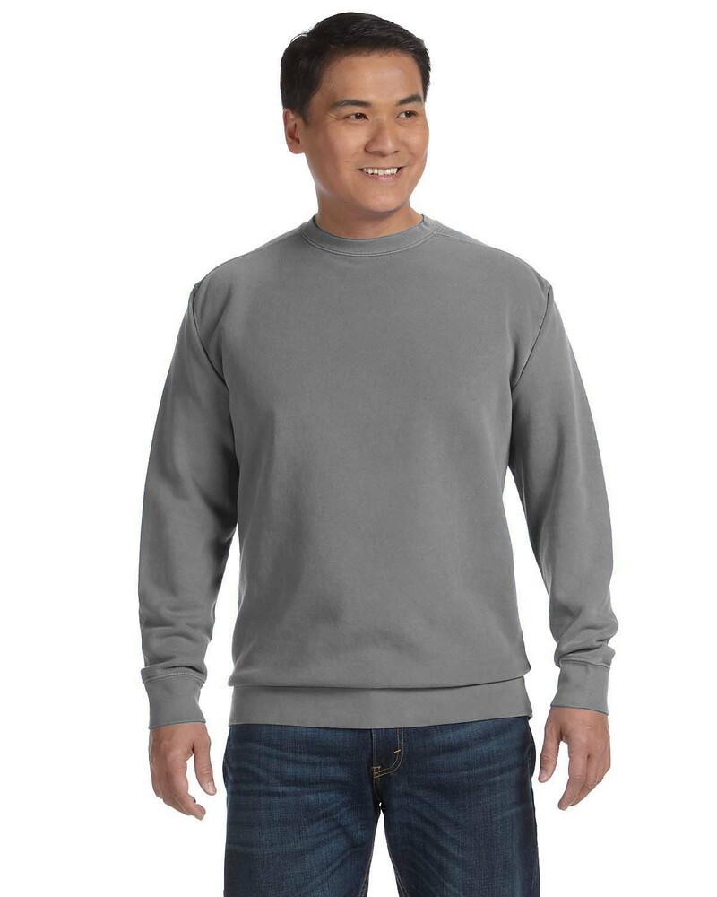 comfort colors 1566 ring spun crewneck sweatshirt Front Fullsize