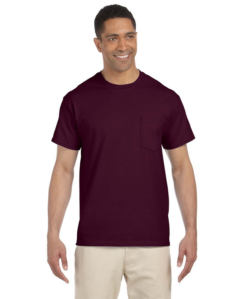 gildan g230 ultra cotton ® 100% cotton t-shirt with pocket Front Fullsize