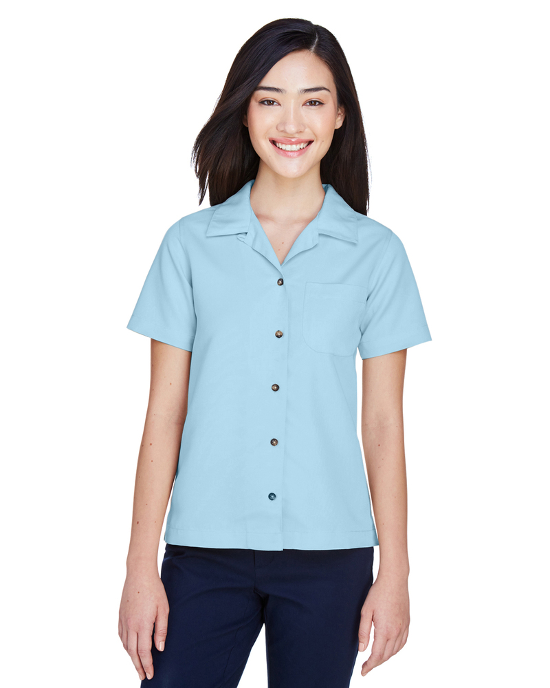 UltraClub 8981 Women's Cabana Breeze Camp Shirt Front Fullsize"