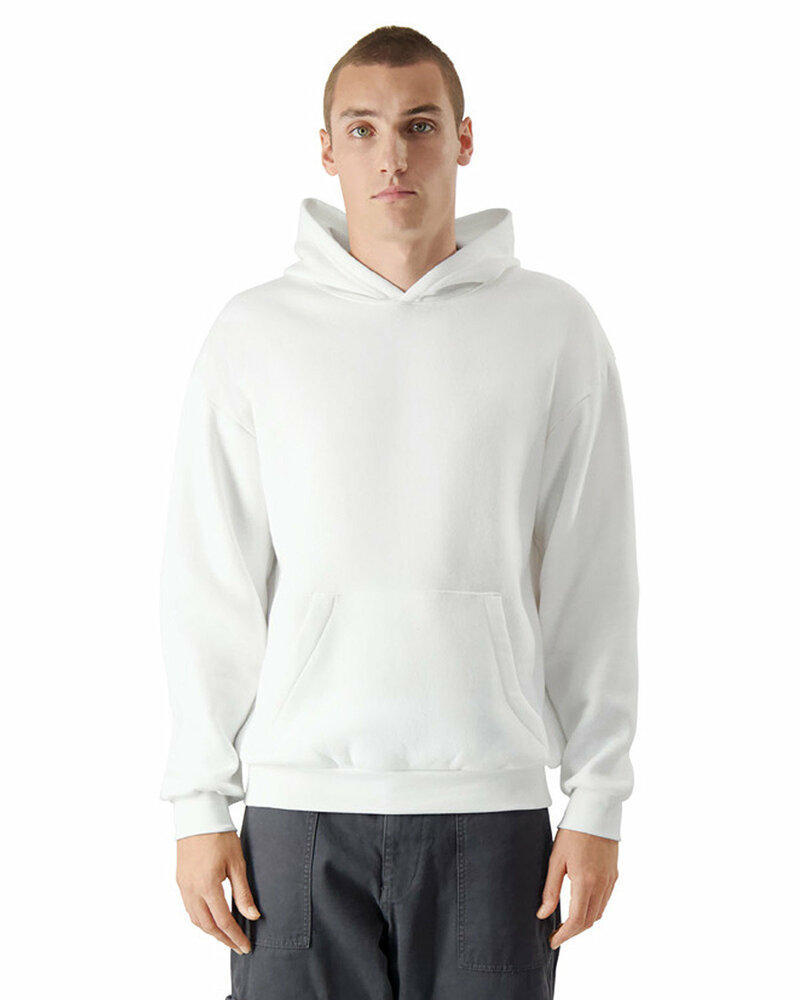 american apparel rf498 unisex reflex fleece pullover hooded sweatshirt Front Fullsize