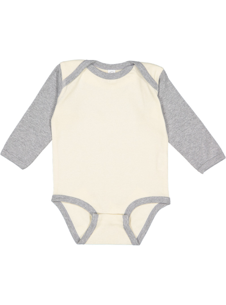 Rabbit Skins 4411 Infant Long-Sleeve Bodysuit Front Fullsize"