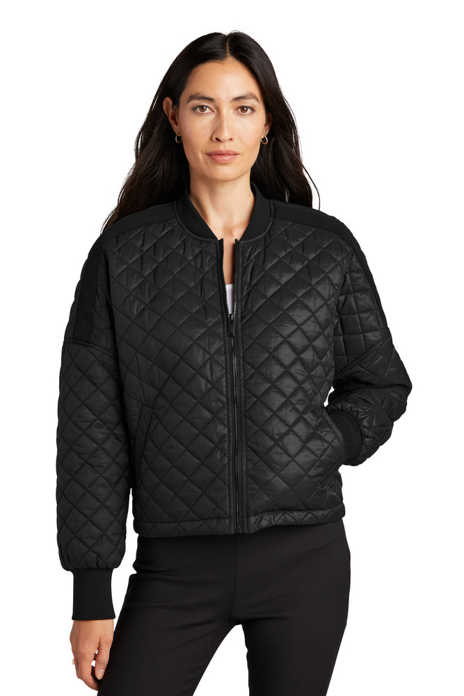 mercer+mettle mm7201 coming in spring women's boxy quilted jacket Front Fullsize