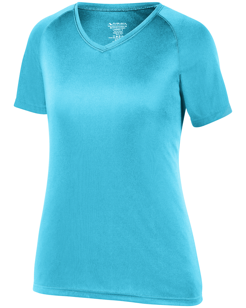 Augusta Sportswear 2792 Ladies Attain Wicking Raglan Sleeve Tee Front Fullsize"