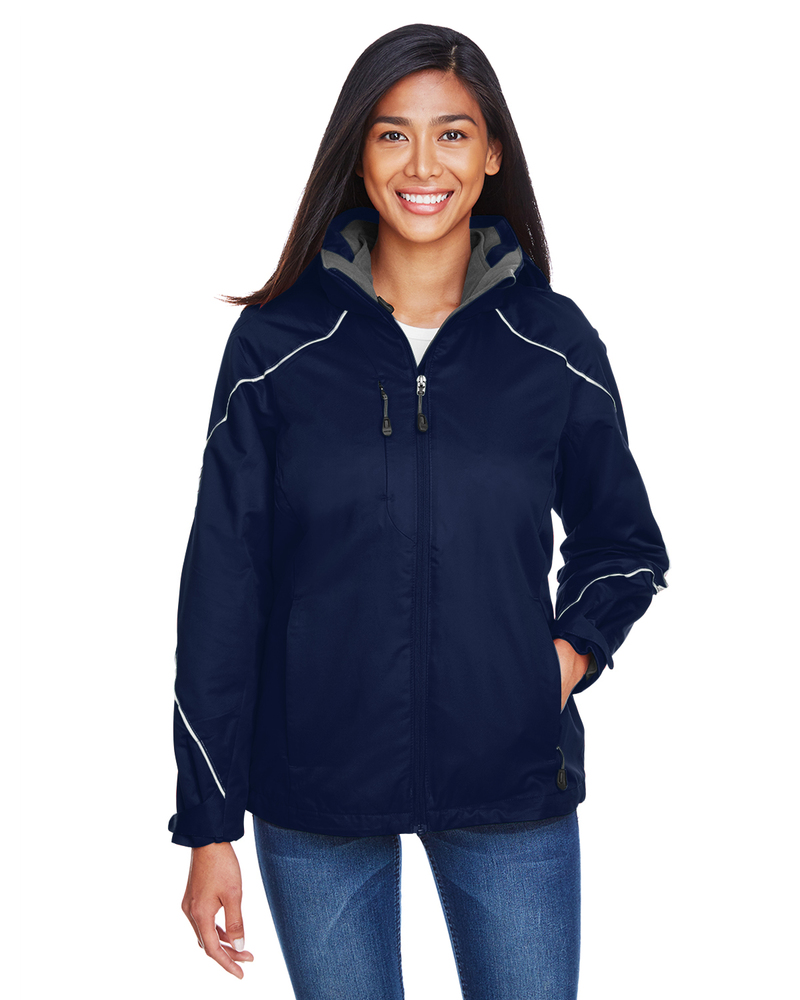 north end 78196 ladies' angle 3-in-1 jacket with bonded fleece liner Front Fullsize