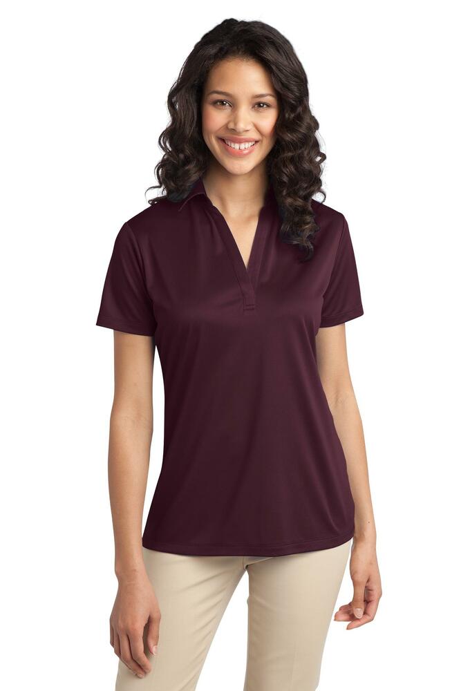 Port Authority L540 Ladies Silk Touch™ Performance Polo Front Fullsize"