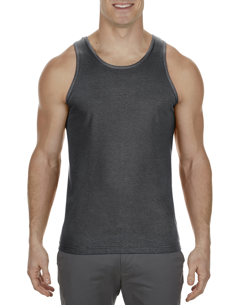 alstyle al1307 adult 6.0 oz., 100% cotton tank top Front Fullsize