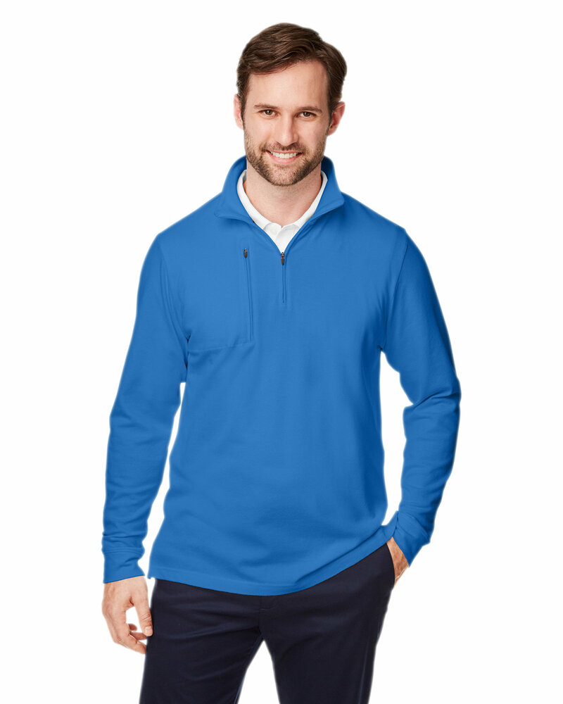 Devon & Jones DG400 New Classics™ Men's Performance Quarter-Zip Front Fullsize"