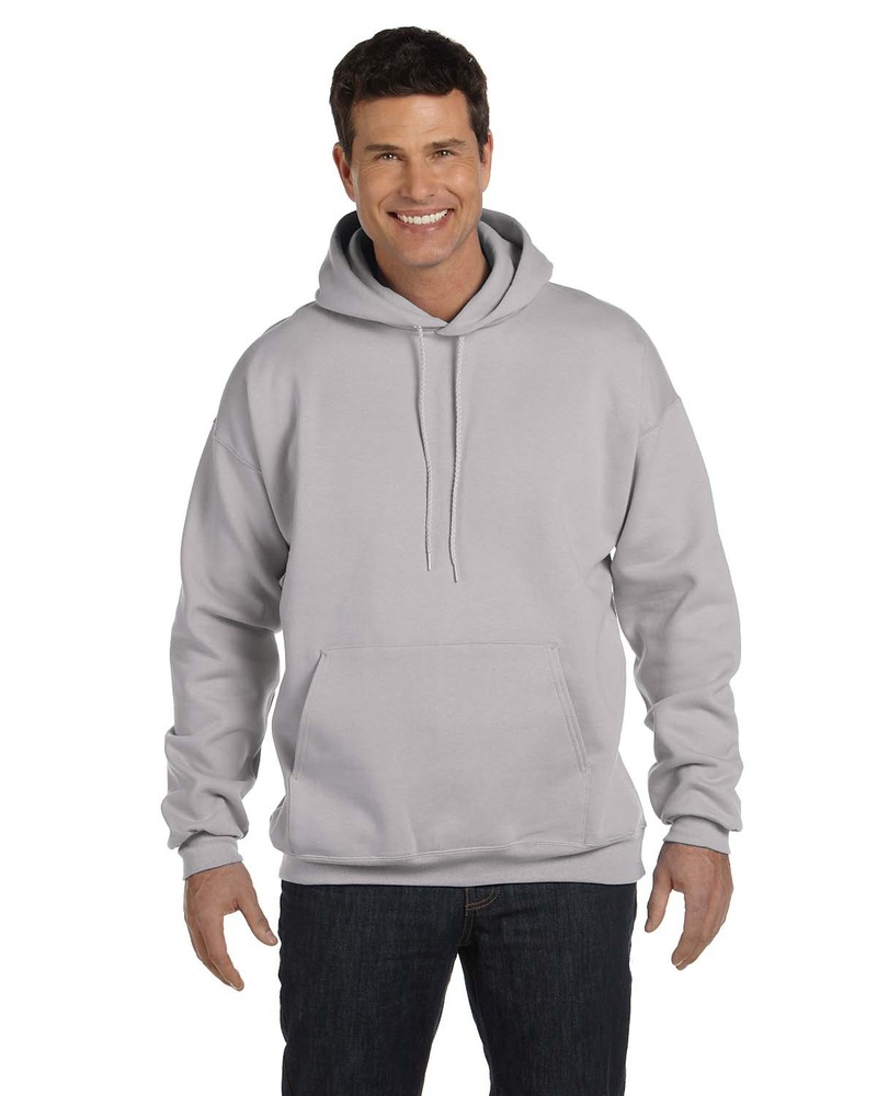 Hanes F170 Adult 9.7 oz. Ultimate Cotton® 90/10 Pullover Hooded Sweatshirt Front Fullsize"
