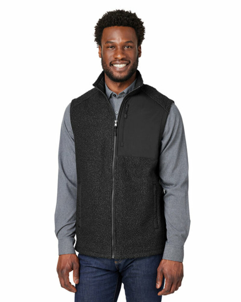 Mens fleece vest sale best sale